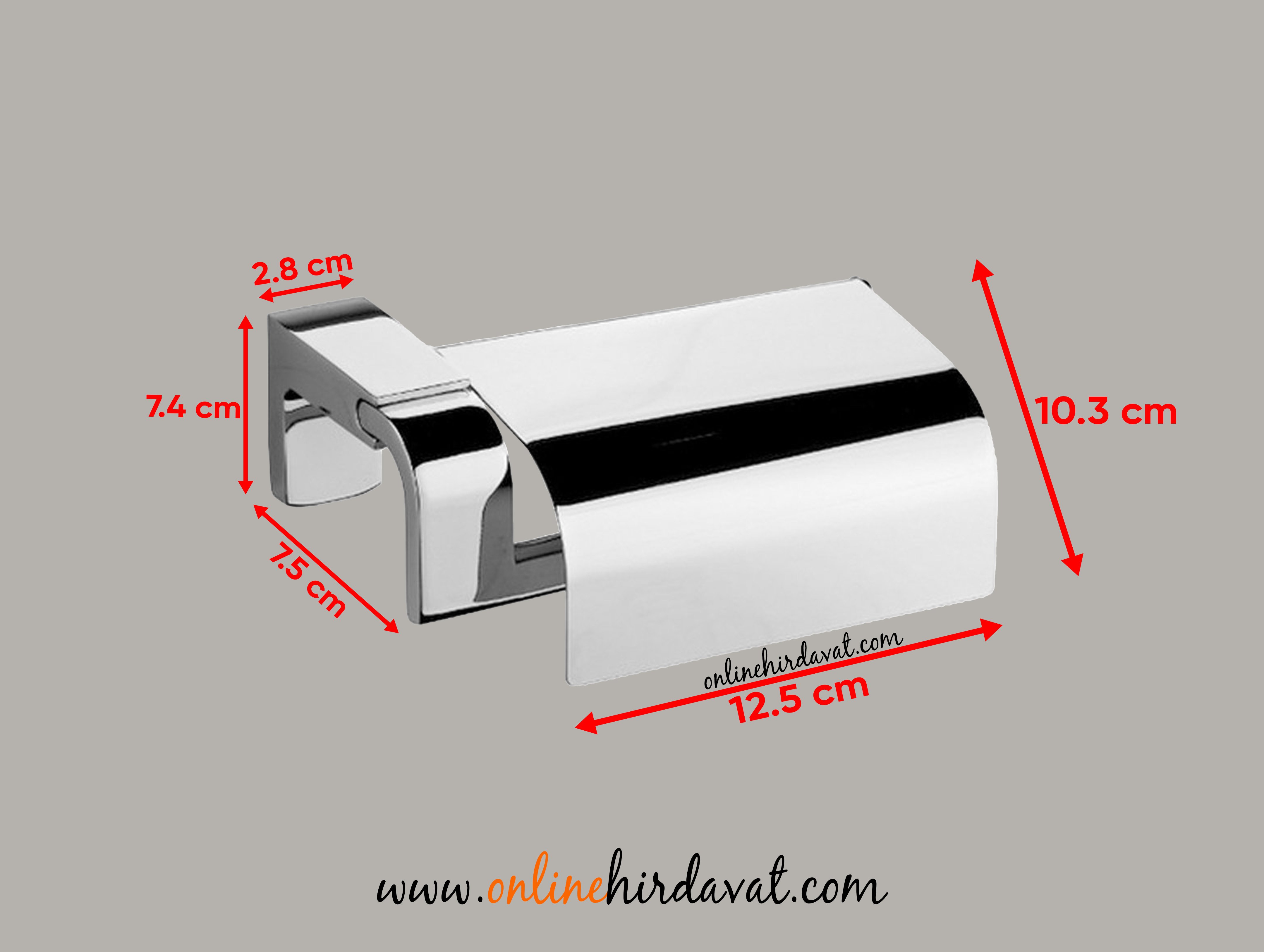 Duxxa F1 Kapaklı Tuvalet Kağıtlığı
